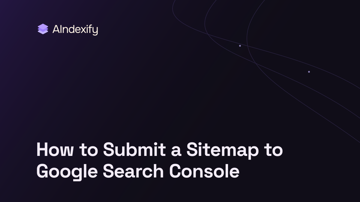 How to Submit a Sitemap to Google Search Console